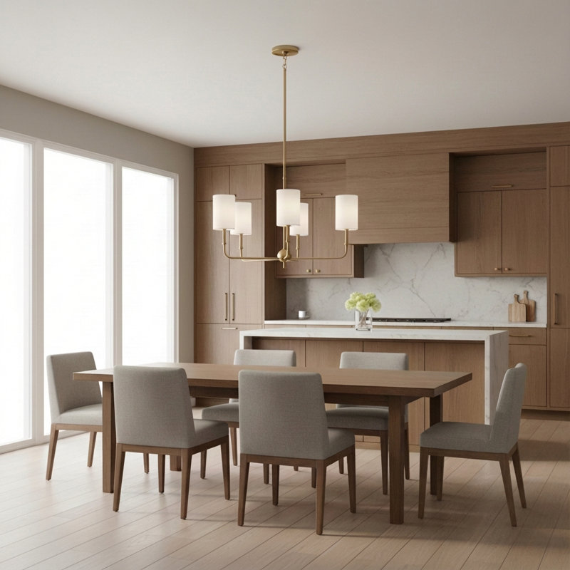 Birch Lane™ Rowley 5-Light Chandelier & Reviews | Wayfair